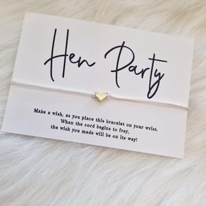 BULK - Wensarmband vrijgezellenfeest | Cadeau vrijgezellenfeest | Armband vrijgezellenfeest | Cadeau vrijgezellenfeest | Vulling vrijgezellenfeestzakjes | Hen Do Wish-armband