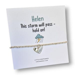 Inspirational Quote Silver-Plated Cuff Bracelet: Encouragement Jewellery