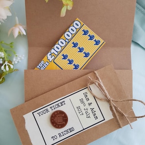 Porte-cartes à gratter pour mariage - Porte-cartes cadeau - Décoration de table - Cadeau de mariage rustique - Charmant souvenir pour votre journée spéciale