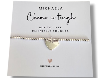 Chemotherapy Support Bracelet | Charm Bracelet | Cancer Support | Thinking of You Bracelet | Chemo Gift | Strength & Hope Keepsake