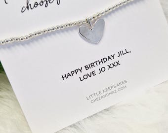 Friends Are the Family We Choose for Ourselves Bracelet – Silver Plated Friendship Jewellery, Gift for Best Friend, Chosen Family Quote JU6