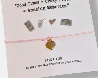 Wunscharmband fürs Mädelswochenende: Freundschafts-Andenken als Gastgeschenk