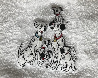 101 Dalmations family face cloth