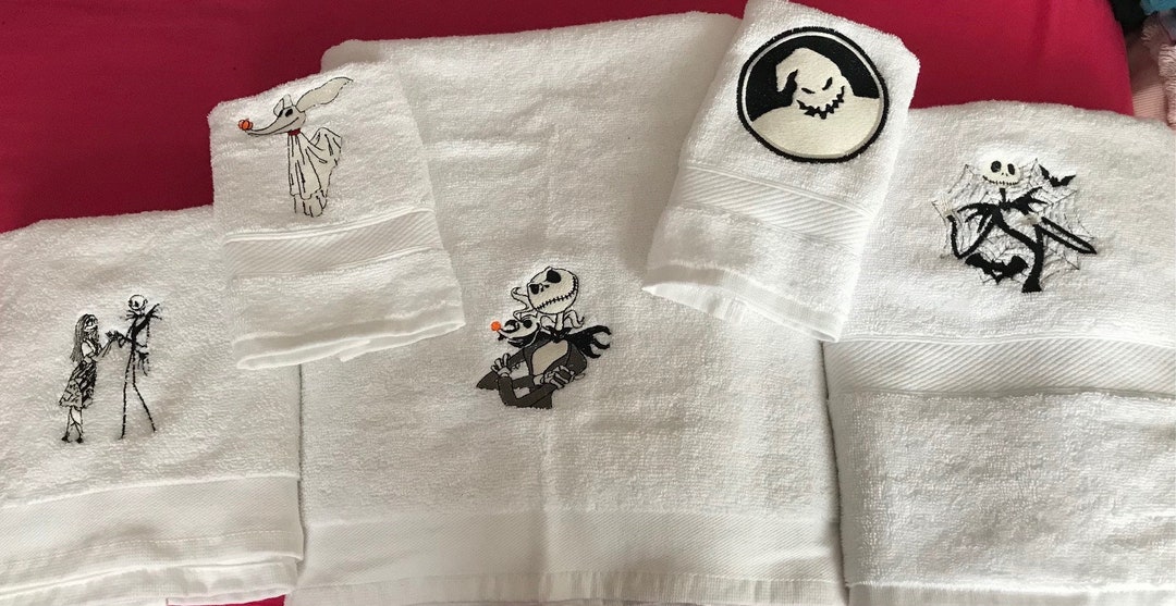 The Nightmare Before Christmas Towel Bundle/set Etsy