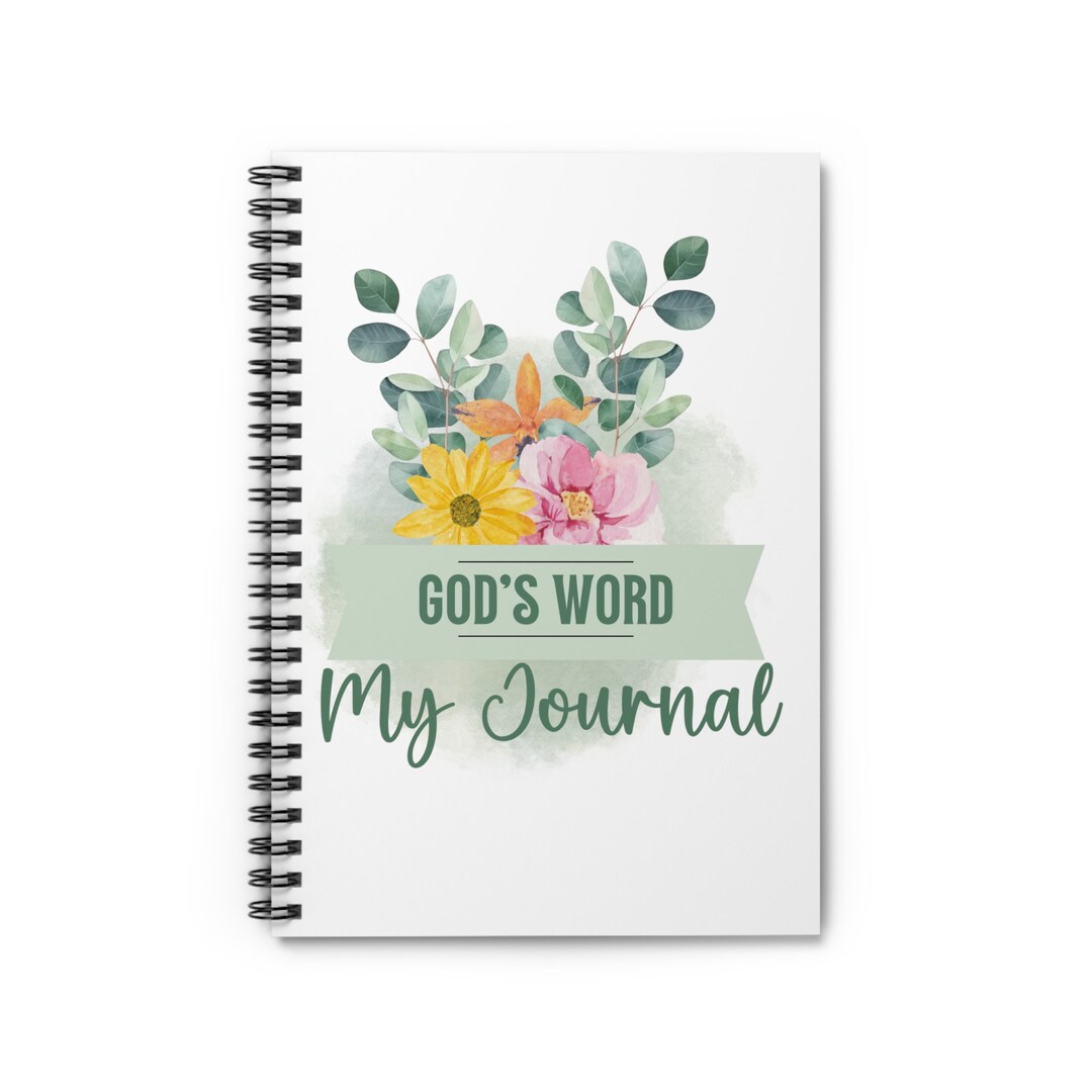 Custom Prayer Journal: Floral Bible Verse Notebook - Etsy