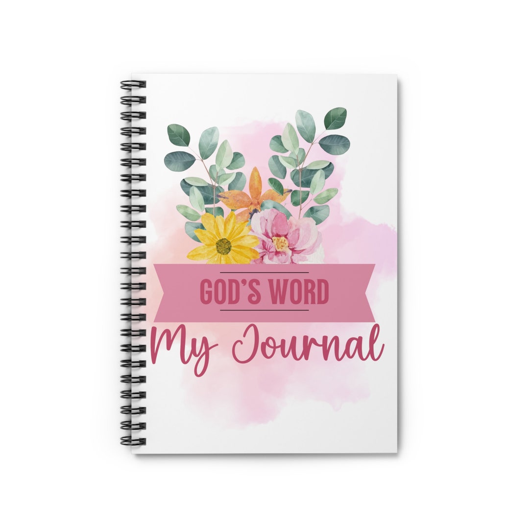 God's Word Spiral Journal, Floral Prayer Journal for Women - Etsy