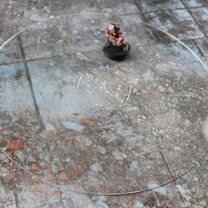 7.57&quot; Clear Objective Markers - Transparent Non-Skid Acrylic with Bag - Battle Accessories