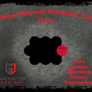 Magnetic Rimless Movement Tray - 10-man Tight Cloud Formation - 25mm