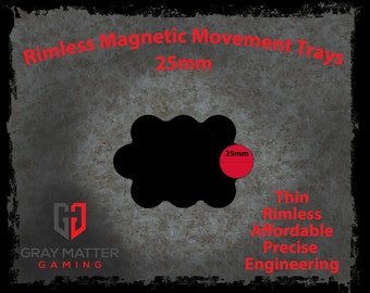 Randlose Magnetuhrwerk in Form einer 10 Mann starken Wolke - 25 mm