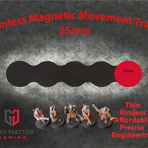 Magnetic Rimless Movement Tray - Line Formation - 25mm