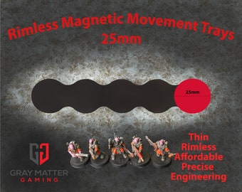 Magnetisk kantlös rörelsebricka - Linjeformning - 25 mm