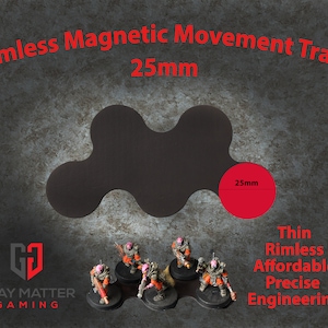 Magnetic Rimless Movement Tray - Staggered Formation - 25mm