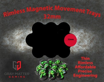 Magnetic Rimless Movement Tray - 10-Man Cloud Formation - 32mm