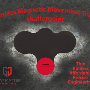 Magnetic Rimless Movement Tray - Skirmish Games Squad - 40mm and 50mm