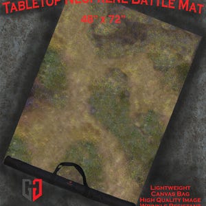 Tabletop Wargame Battle Mat W\ Bag - Autumn Prairie - 22x30 44x60 36x72 ...