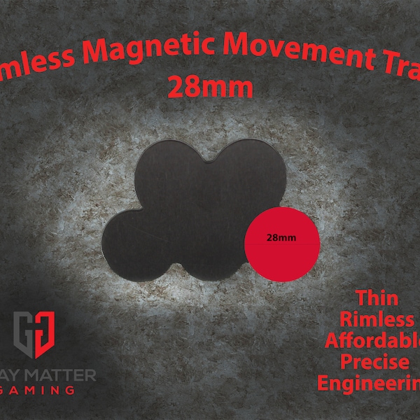 Magnetic Rimless Movement Tray - Tight Cloud Formation - 28mm