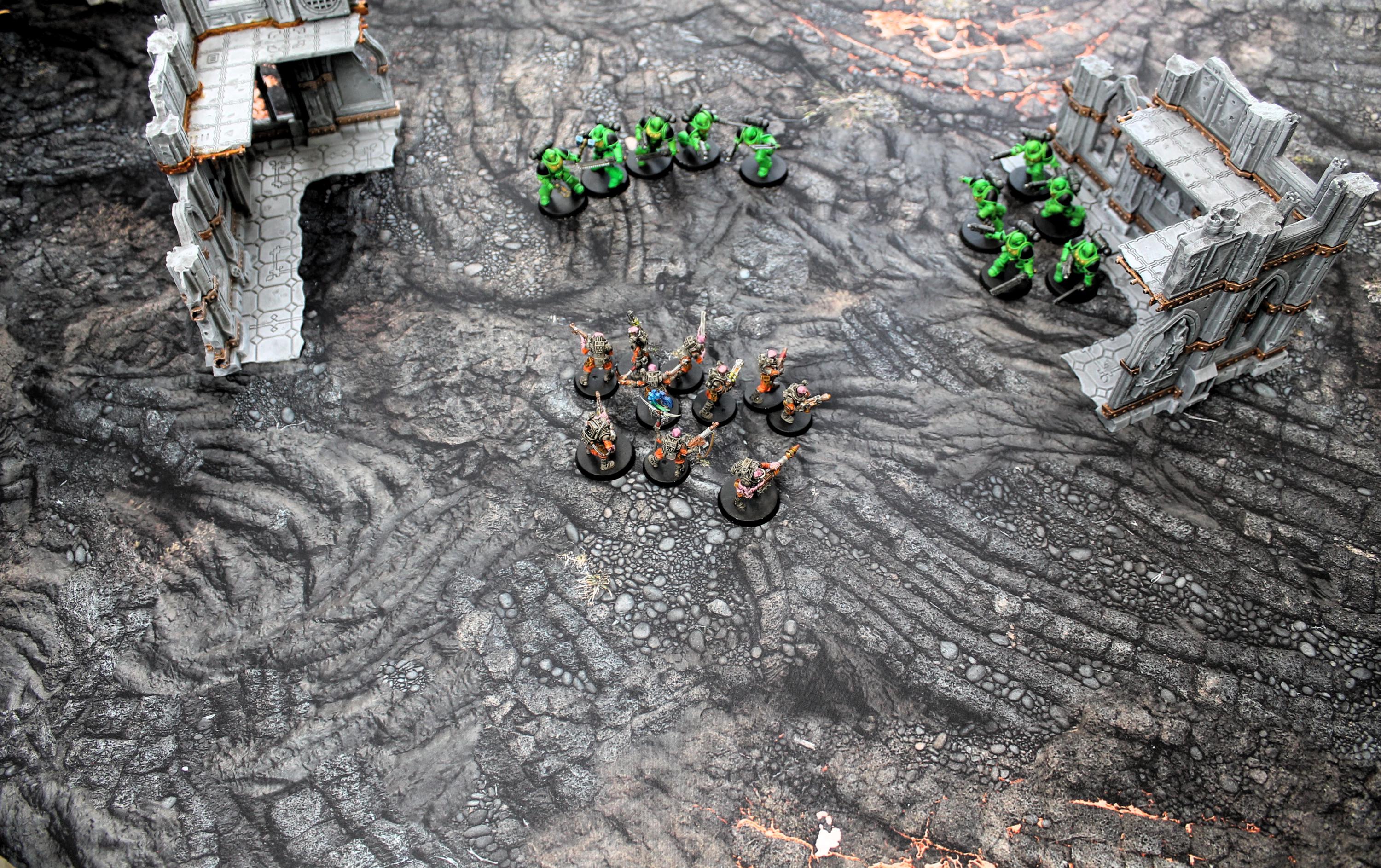 Tabletop Wargame Battle Mat W\ Bag - Lava Flows - 44x60, 36x36, 36x72 ...