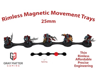 Magnetisch bewegingsvak - scherm voor 5 personen - 25 mm