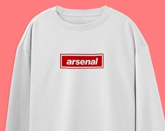 Arsenal Sweatshirt, AFC Jumper, Gooners, gift for arsenal fan, premier league, arsenal FC Jumper, arsenal supporter gift, football Jumpers