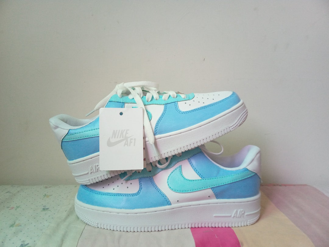 crip blue air force ones