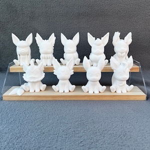 STL file Pokemon - All Eeveelutions 🐉・3D printer model to