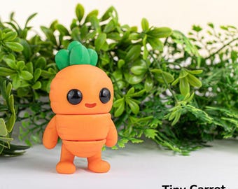 Easter 3D Printed Flexi Keychain: Bunny, Duck, Carrot, Bear
