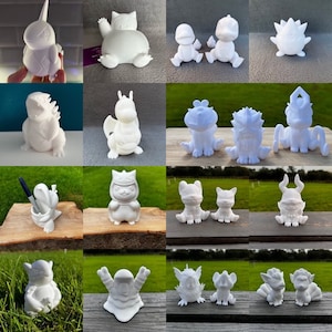 Choose and Paint your own 3D Printed Model | anime inspired, Art, Craft, Gift, Gaming