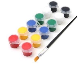 Custom paint kit for 3D models | Acrylic Paints, Brushes (Add-On)