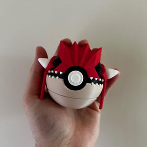 Poke inspired 3D Printed ‘Ball’ models in full colour | anime, Gift, Gaming, Fan art ball, Legendary, Groudon, Kyogre, Mewtwo, Rayquaza