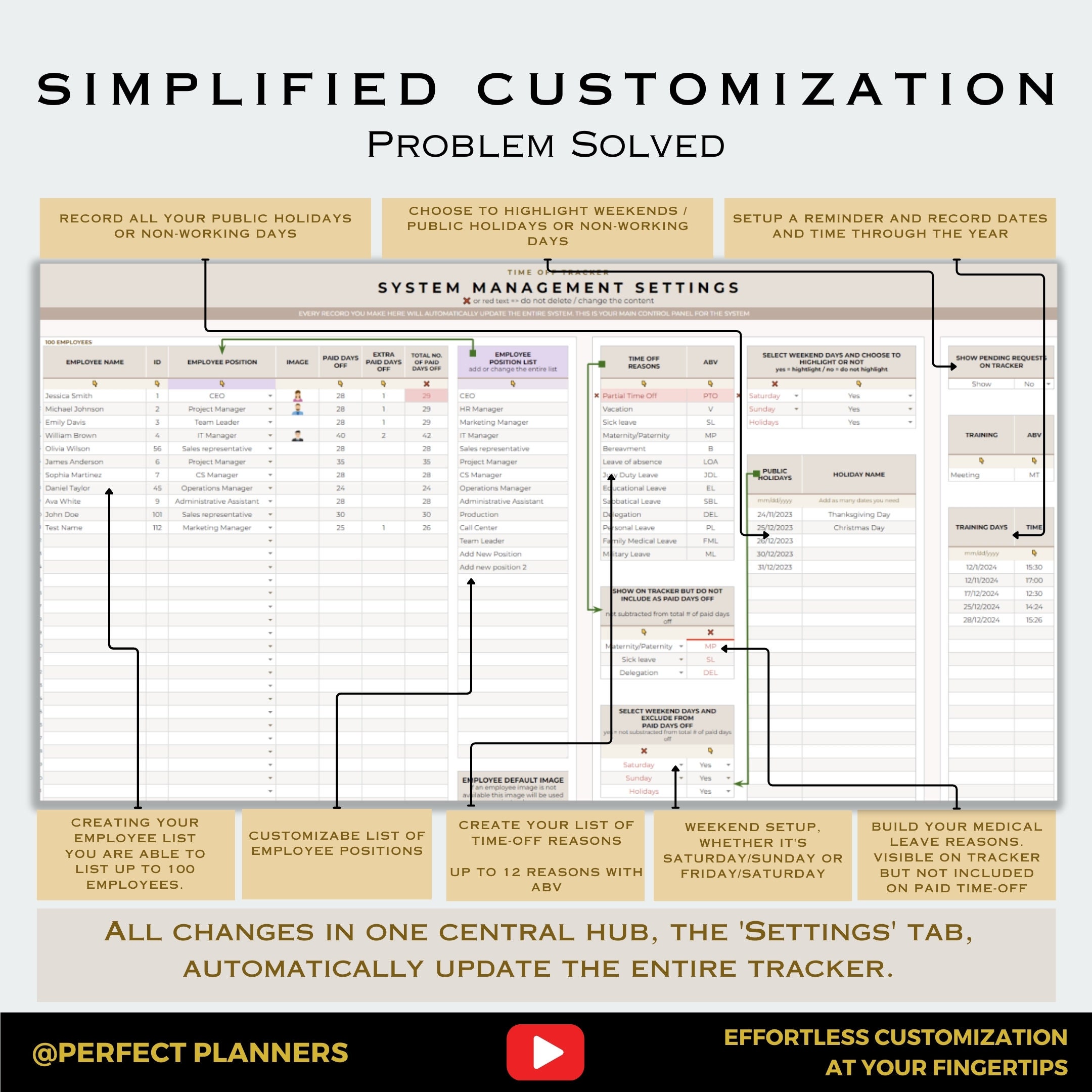 Employee time off request template vacation request tracker pto