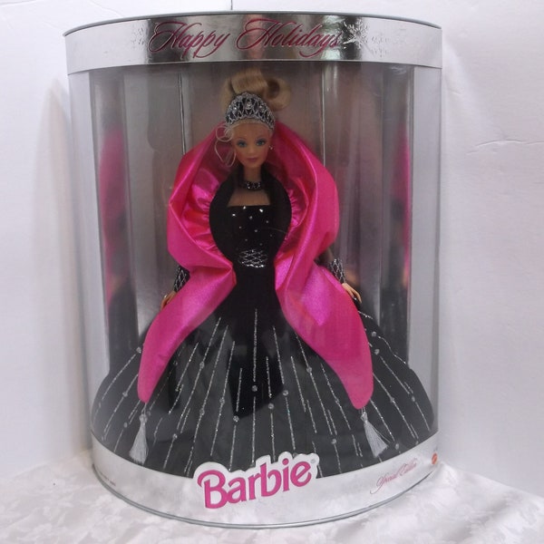 1998 Happy Holidays Barbie  Special Edition New in box mint condition Christmas Barbie never opened
