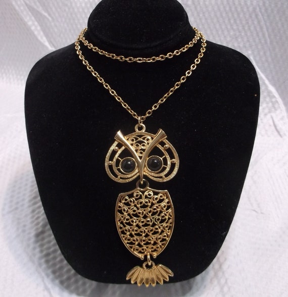 Sarah Coventry, Night Owl 1974, Necklace, Moveable