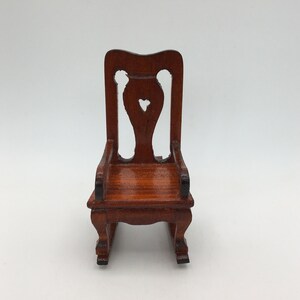 Vintage Dolls House  Rocking Chair, Farmhouse Chair, Dolls Furniture, The Doll House Emporium