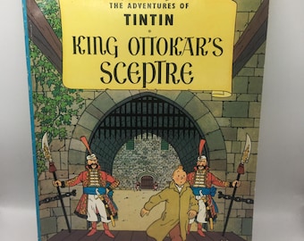 Vintage 1980s The adventures of TinTin King Ottokar’s Sceptre  Hergé Magnet