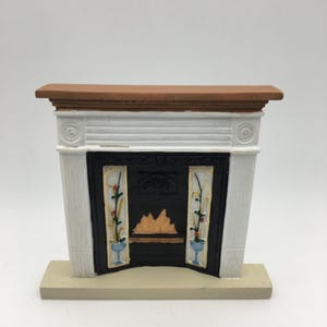 Vintage Dolls House Fire Place, Victorian Style Fire Surround, The Dolls House Emporium Collectors 1.12 Scale BOXED