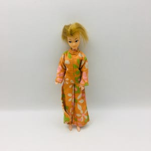 Vintage Topper Dawn Doll 1970s, Palitoy Pippa Doll, Miki Doll, Made in Hong Kong, Rubber Doll, Small Doll