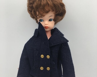 Pedigree Sindy 1960s Reefer Jacket Outfit: Fashion Teen Dolls Clothes Collectible Toy