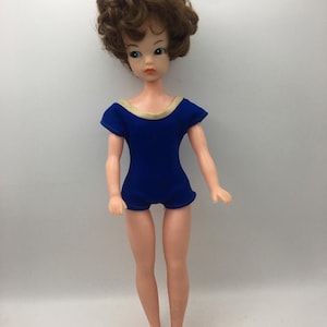 Vintage Sindy Doll MIE 1964 Sweet Swimmer Costume, Swimming Suit Genuine Pedigree Sindy Outfit (Ref 12S60) Sindy Doll Clothes,Teen Dolls,