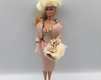 Barbie Doll Clothes “Winter Outfit” 1990s : Mattel (NO DOLL)