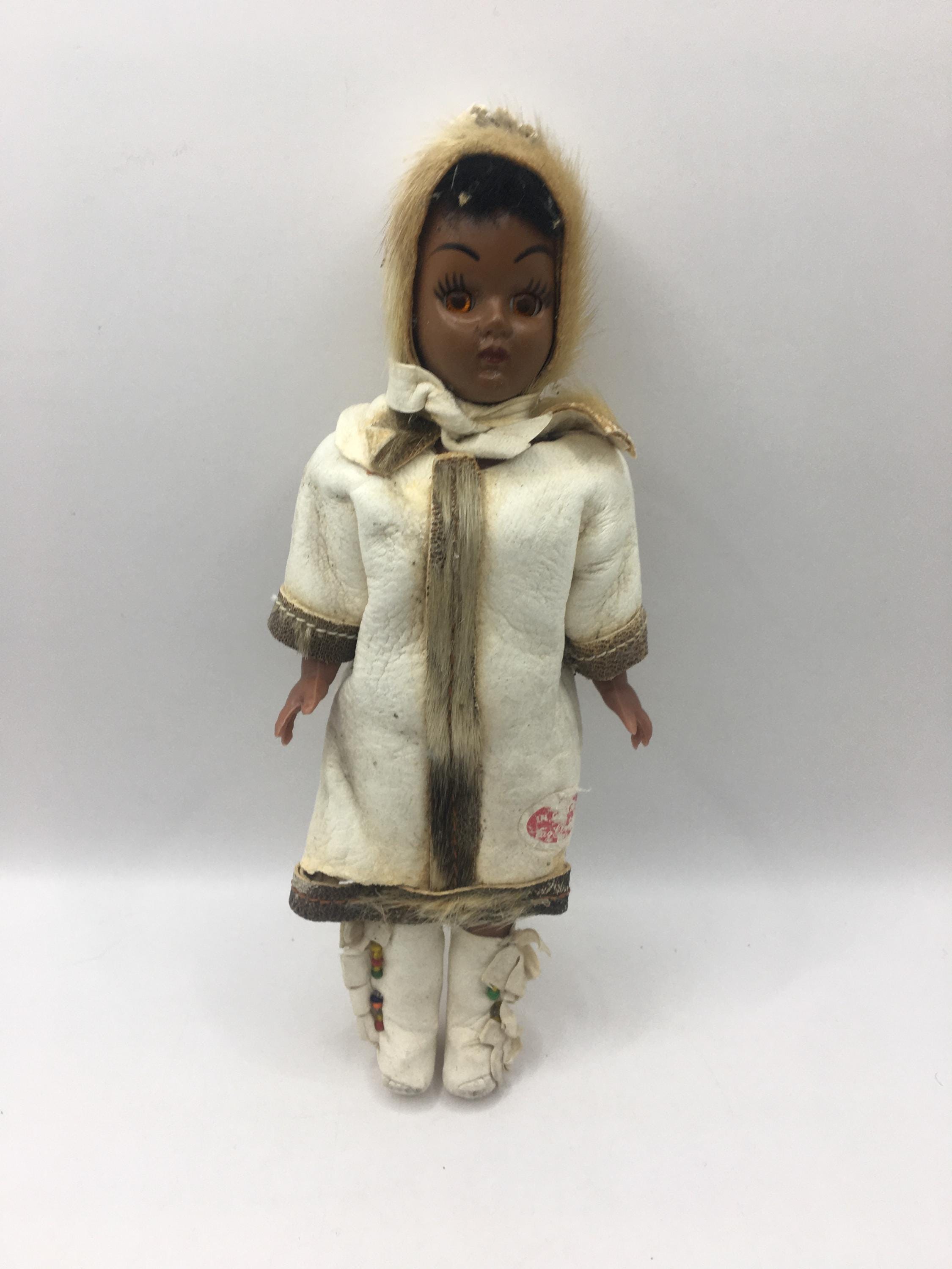 希少　エスキモー　人形　doll　ドール　カナダ　ヴィンテージ　アンティーク 希少 エスキモー 人形 doll ドール カナダ ヴィンテージ アンティーク