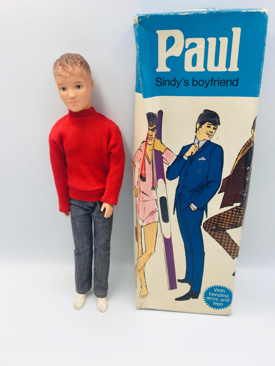 Vintage 1960s Sindy Paul Doll Ref 13MPS Pedigree Made In England RARE vintage-1960s-sindy-paul-doll-ref-13mps-pedigree-made-in-england-rare