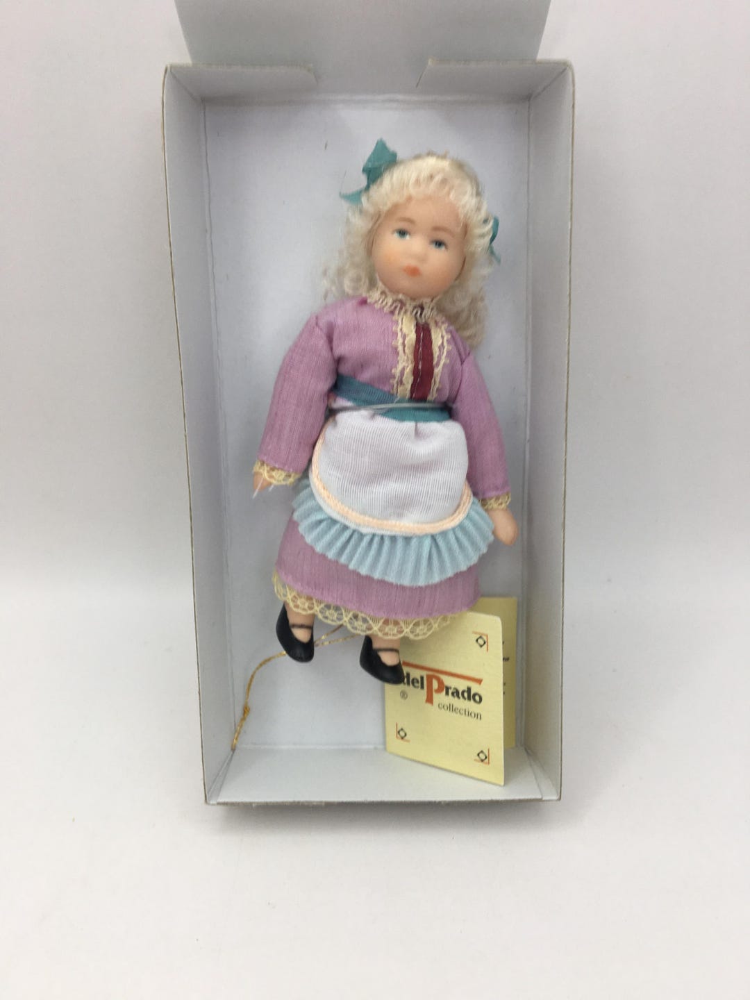 PlanToys Mini Bambola in Legno, Ragazza - per la Casa delle Bambole PlanToys unisex (bambini