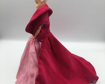 Vintage Barbie 1960s Sophisticated Lady Gown & Cape: Mattel (NO