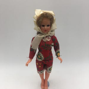 Vintage 1950s  celluloid Doll, Plastic Doll, Vintage Doll, Pretend Play, Antiques Doll