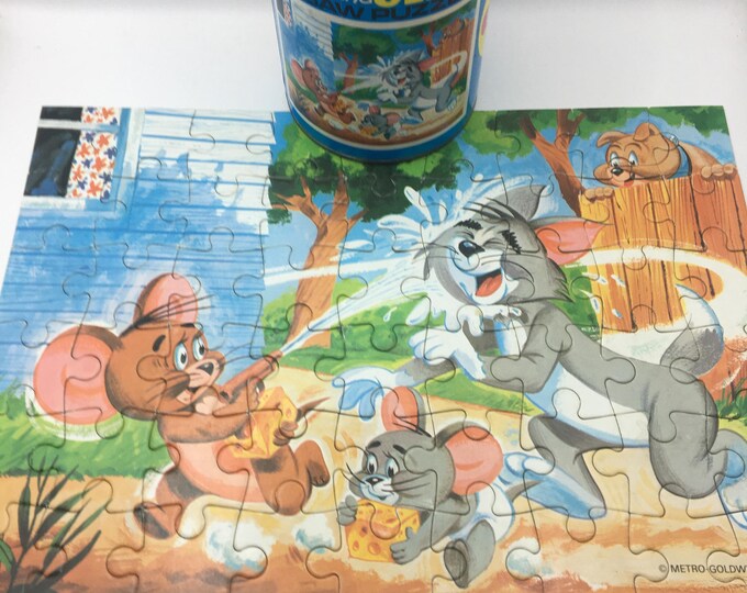 Vintage 1970s Tom and Jerry Jigsaw Puzzle Whitman Puzzles, Children’s ...