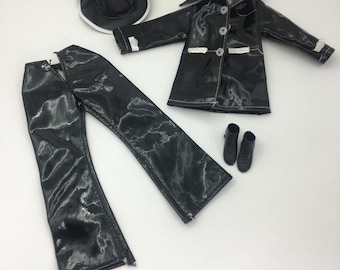 Vintage Action Girl Puppe PVC Outfit: 1960er Jahre