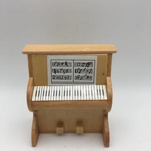 Dolls house Piano, Wooden Piano, Doll House Furniture