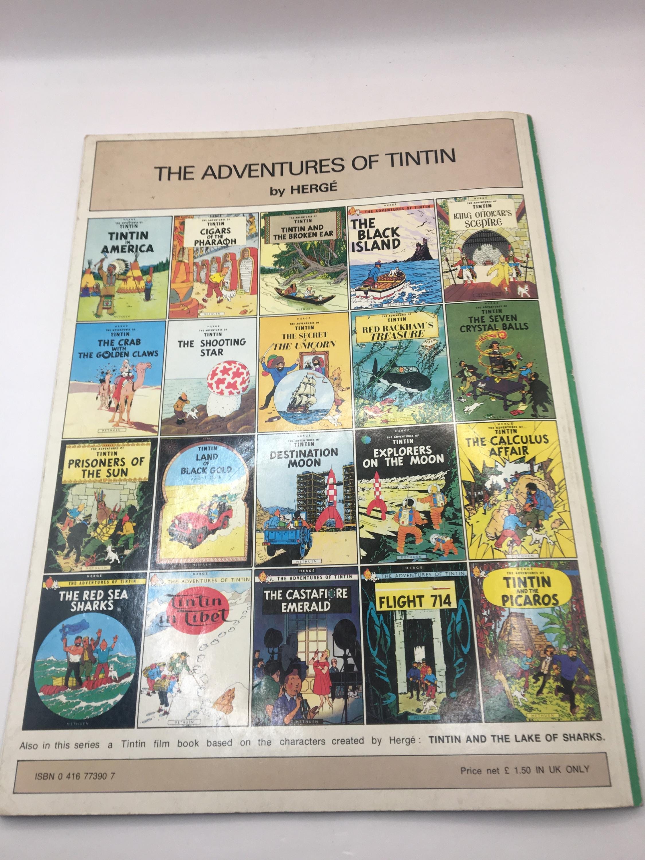 Vintage 1980s the Adventures of Tintin the Calculus Affair Herge
