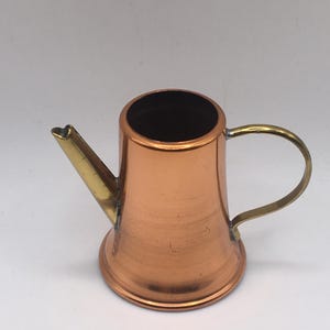 Vintage Copper coffee Pot Miniature, Copper Kettle, Dolls House Accessories, Farmhouse Decor