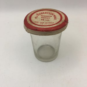 Vintage Robertson Jam Jar, Preserve Pot, Vintage Advertising Memorabilia, Retro Kitchen Decor